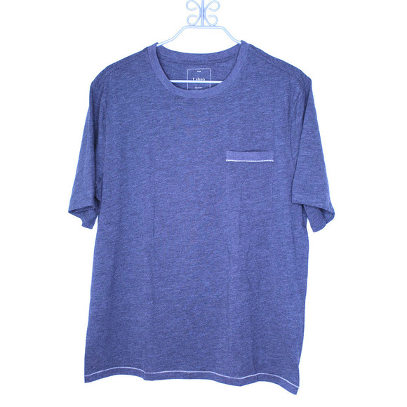 NWOT Lunya (Lahgo) Men's Dark Gray 1 Chest Pocket Tshirt SZ XL - Picture 1 of 5